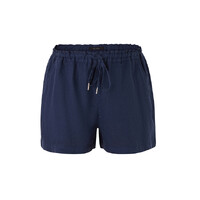 Ritemate Womens Pilbara Olivia Linen Shorts (RMPC079) Navy [SD]