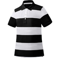 Ritemate Womens Pilbara Sophia Classic Cotton Polo (RMPC122) French Navy/White [SD]