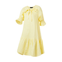 Ritemate Womens Pilbara Tilly 3/4 Sleeve Linen Dress (RMPC136) Daisy [SD]