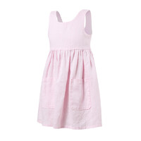 Ritemate Girls Pilbara Zoe Linen Sundress (RMPC159) Pink [SD]