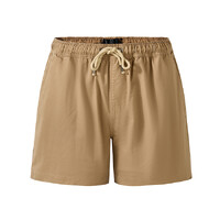 Ritemate Mens Pilbara Cotton Stretch Walk Shorts (RMPC121) Caramel [SD]