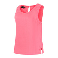 Ritemate Womens Pilbara Gabriella Linen Singlet (RMPC132) Lipstick [SD]