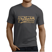 Ritemate Mens Pilbara Game Day S/S Tee (RMTC008) Raven [SD]