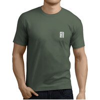 Ritemate Mens Pilbara Rodeo S/S Tee (RMTC009) Light Olive [SD]