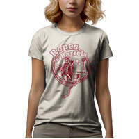 Ritemate Womens Pilbara Ropes 'n' Barrels S/S Tee (RMTC016) Scour [SD]