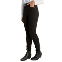 Ringers Western Womens MacKenzie 5 Pocket Stretch Drill Jeans (219207001) Black [GD]