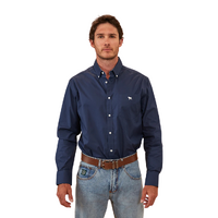 Ringers Western Mens Heritage L/S Dress Shirt (118109053) Navy