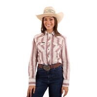 Ringers Western Womens Bubba L/S Western Shirt (223113RW) Burnt Red [SD]