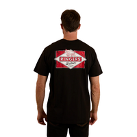Ringers Western Mens Hometown Loose Fit S/S Tee (124032RW) Black [SD]