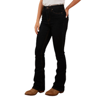 Ringers Western Womens Penny High Rise Bootleg Jeans (221115RW) Dark Blue