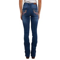 Ringers Western Womens Penny Rodeo High Rise Bootleg Jeans (222104RW) Vintage Blue Wash