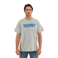 Ringers Western Mens Hastings Loose Fit S/S Tee (122110RW) Grey [SD]