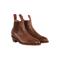 Ringers Western Womens Filly Classic Dress Boots (519250005) Burnt Brown [AD]