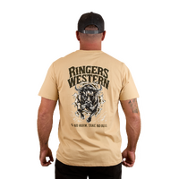 Ringers Western Mens Do No Harm Loose Fit S/S Tee (124067RW) Dark Sand