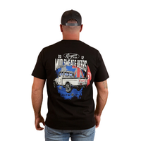 Ringers Western Mens Mud Sweat Beers Mens Loose Fit S/S Tee (124068RW) Black
