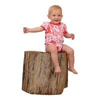 Ringers Western Infants Boot Scootin S/S Romper (524005RW) Barely Pink