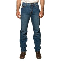 Ringers Western Mens Barrington Slim Fit Mid Rise Jeans (121092RW) Dark Wash Blue