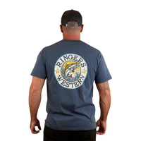 Ringers Western Mens Big Catch Loose Fit S/S Tee (124079RW) Washed Navy