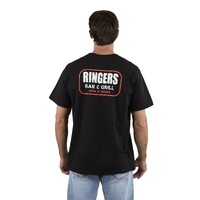 Ringers Western Mens Ringers Grill Loose Fit S/S Tee (125068RW) Black