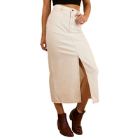 Ringers Western Womens Christa Midi Skirt (224028RW) Off White [SD]