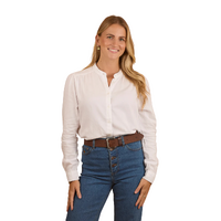 Ringers Western Womens Pia L/S Blouse (224027RW) White [SD]