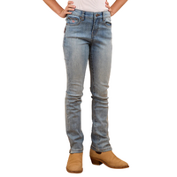 Ringers Western Childrens Daphne Bootleg Jeans (324040RW) Light Blue