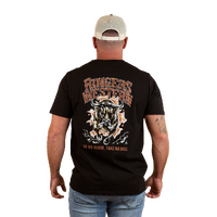 Ringers Western Mens Do No Harm Take No Bull Loose Fit S/S Tee (124067RW) Black