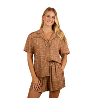 Ringers Western Womens Cody S/S Shirt (224080RW) Almond [SD]