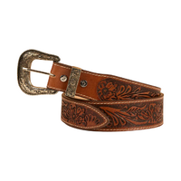Ringers Western Unisex Holster Belt (425006RW) Brown/Silver