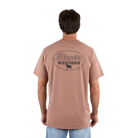 Ringers Western Mens Hauled Stock Fit S/S Tee (125004RW) Almond