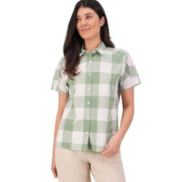Swanndri Womens Manaia S/S Shirt (SS232597W) Fern Check [SD]