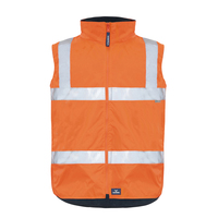 Rainbird Mens Hi Vis Reversible Utility Vest (8553) Orange