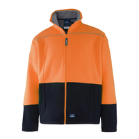 Rainbird Mens Hi Vis Lumber Jacket (8471) Orange/Navy