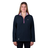 Thomas Cook Womens Charlie Classic 1/4 Zip Neck Rugby (TCP2511030) Dark Navy