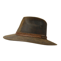 Thomas Cook Mansfield Hat (TCP1933HAT) Rustic Brown