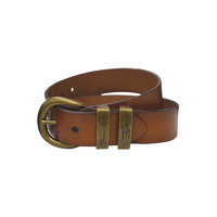 Thomas Cook Brass Twin Keeper Belt (TCP1936BEL) Camel