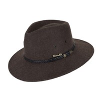 Thomas Cook Wanderer Crushable Hat (TCP1974002) Dark Brown Marle [GD]