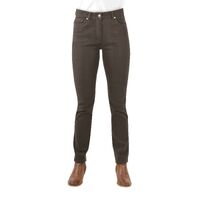 Thomas Cook Womens Coloured Wool Denim Wonder Jeans - 32 Leg (TCP2215171) Greystone [SD]