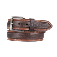 Thomas Cook Mens Brock Belt (TCP1994BEL) Dark Tan