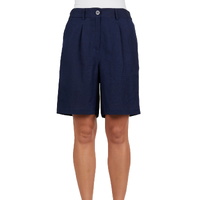 Thomas Cook Womens Isabel Linen Shorts (T4S2320096) Navy [SD]