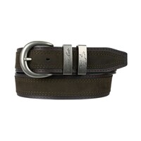 Thomas Cook Stanley Belt (TCP1977BEL) Khaki/Chocolate
