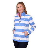 Thomas Cook Womens Eden 1/4 Zip Rugby (T5W2527083) Blue [SD]