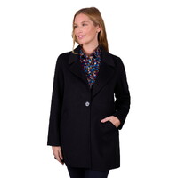 Thomas Cook Womens Athena Wool Coat (T5W2731055) Black [SD]