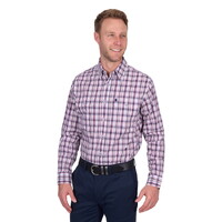 Thomas Cook Mens Jeff L/S Shirt (T5S1115034) Navy/Red [SD]