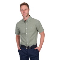 Thomas Cook Mens TC Linen S/S Shirt (T5S1121045) Sage [SD]