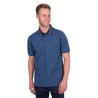 Thomas Cook Mens Ben Tailored Polo (T5S1506014) Blue Ocean [SD]
