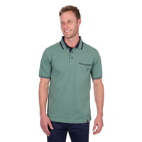 Thomas Cook Mens Ben Tailored Polo (T5S1506014) Sage [SD]
