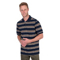 Thomas Cook Mens Anthony Polo (T5S1509020) Navy/Dark Tan [SD]