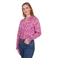 Thomas Cook Womens Ruby L/S Blouse (T5S2137090) Hot Pink [SD]