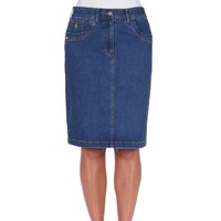 Thomas Cook Womens Lucy Denim Skirt (TCP2410064) Mid Wash